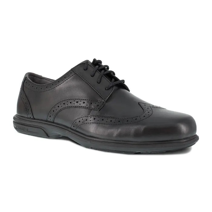 FS2024 Florsheim Steel Toe Black Shoe