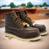 Ad Tec 6" Brown Moc Comp Toe
