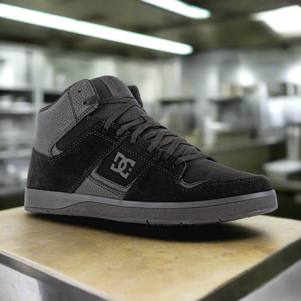 Non Slip Resistant Best All Black Shoes For Work Slip Resistant