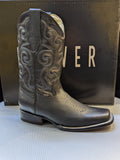 Denver Western Black Boot - Alfa Black