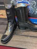 Wild West - Black Ostrich - Western Boots