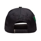 M Rhinestone Snapback - Black - Mexican Flag