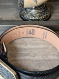 Denver Western Belts - Imitation Python - Black or Brown