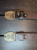 Del Cesar Western Belts - Black or Brown Leather Belt