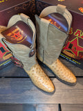 Round Toe - Ostrich - Amber - Los Altos Boots