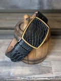 Denver Western Belts - Imitation Python - Black or Brown