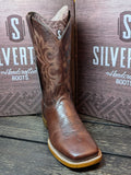 Silverton Charlie Cowboy Boots - Shedron - Leather Sole