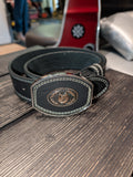 Johnn Dave Western Belt - Black or Brown