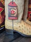 Round Toe - Ostrich - Amber - Los Altos Boots