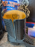 Wild West - Black Ostrich - Western Boots