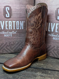 Silverton Charlie Cowboy Boots - Shedron - Leather Sole